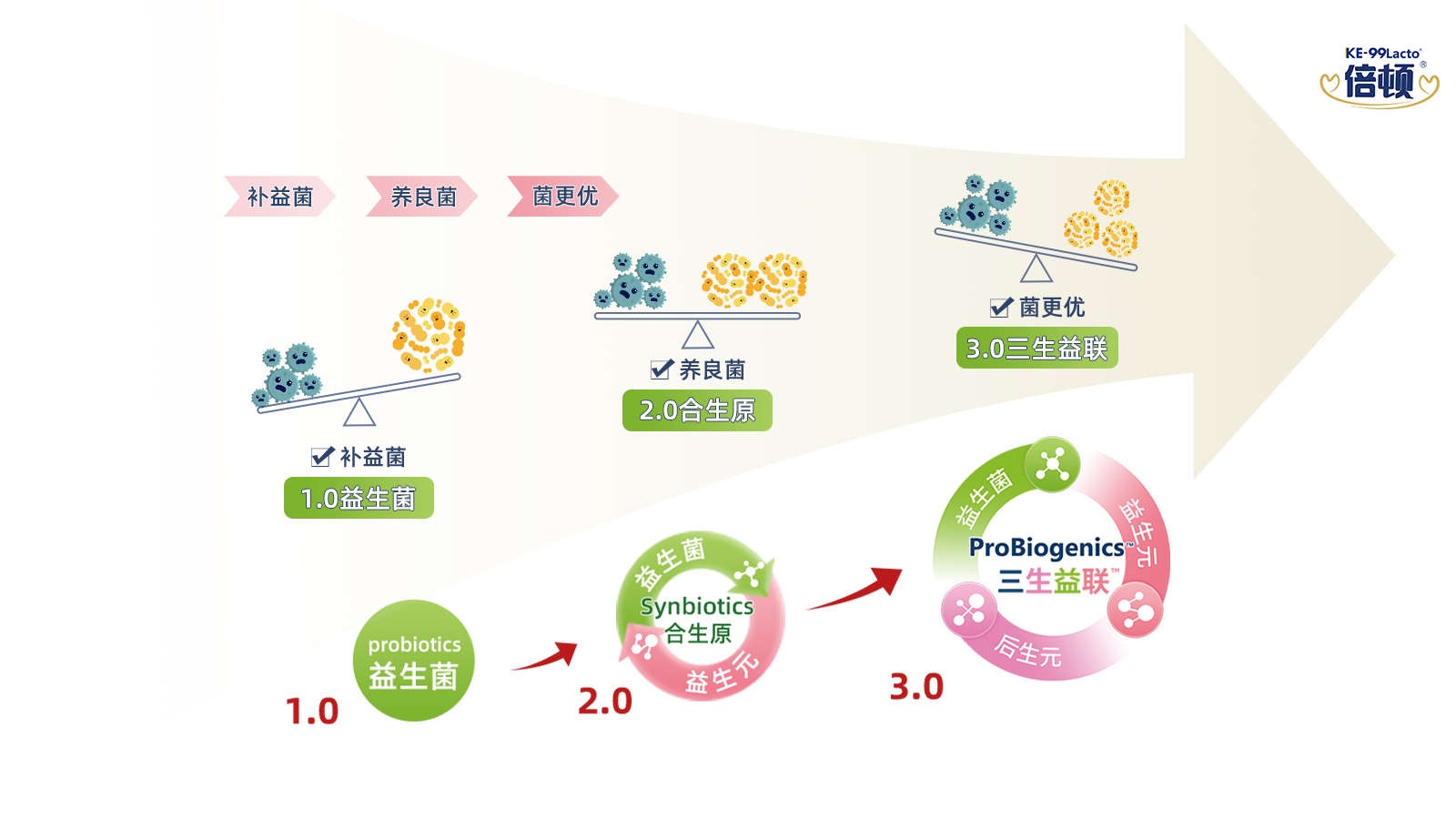 倍頓解析三重奏的力量：益生菌、益生元、后生元的協(xié)同作用